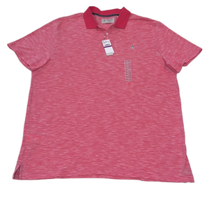 Original Penguin Jersey Slub Polo Raspberry Sorbet Collar Shirt -Size XXL, NWT